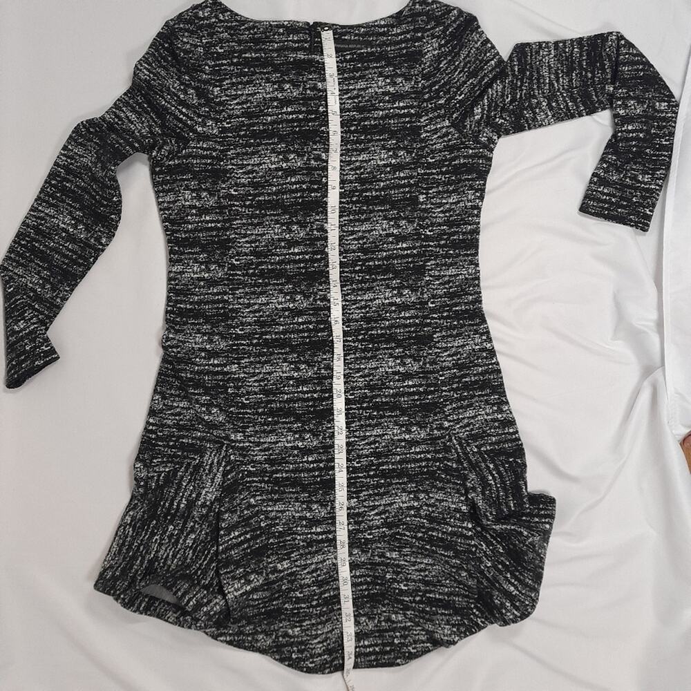 Banana Republic Black White Stretch Dress Women 12 Classic Corpcore Business - Picture 7 of 7